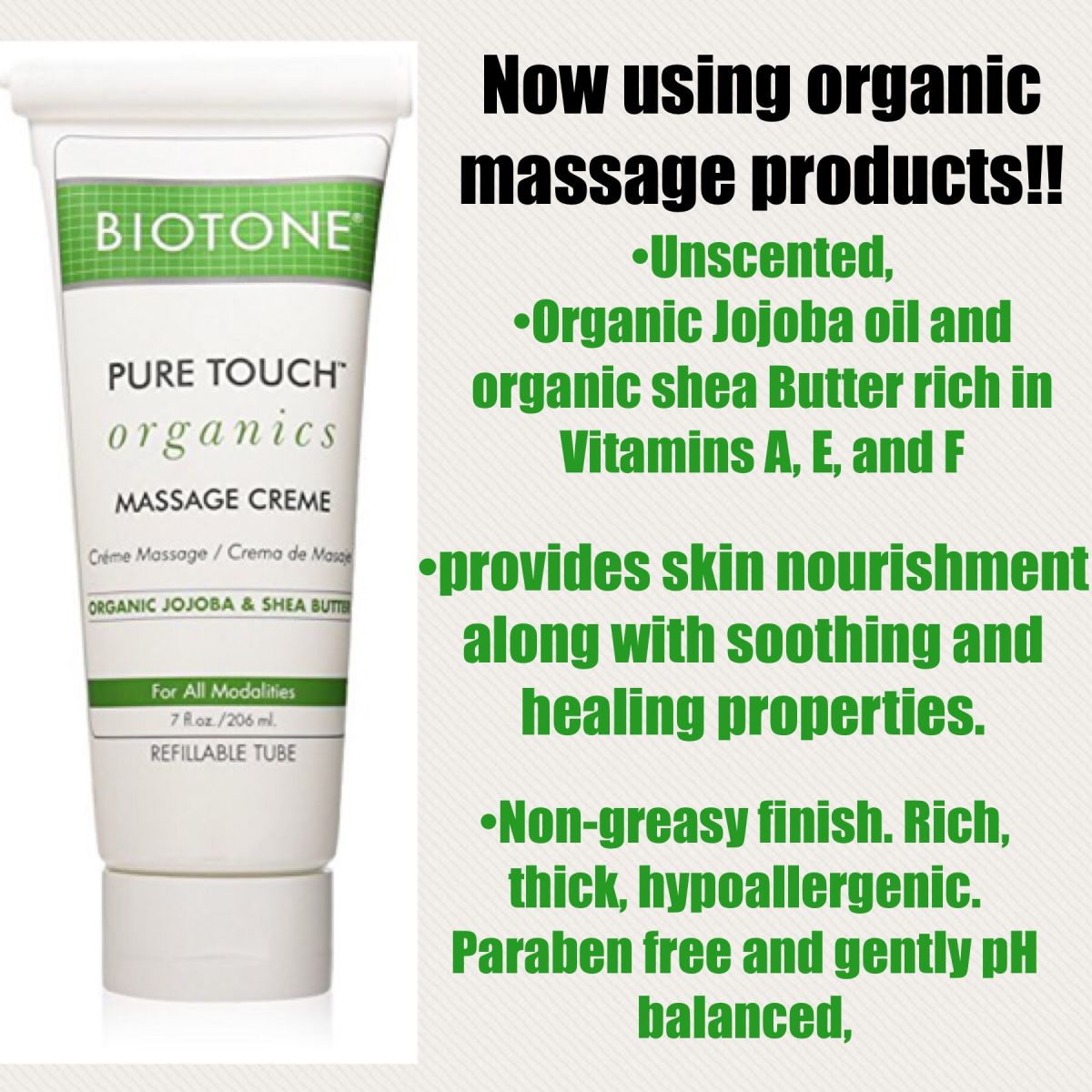 Pure Touch Organics Massage Gel